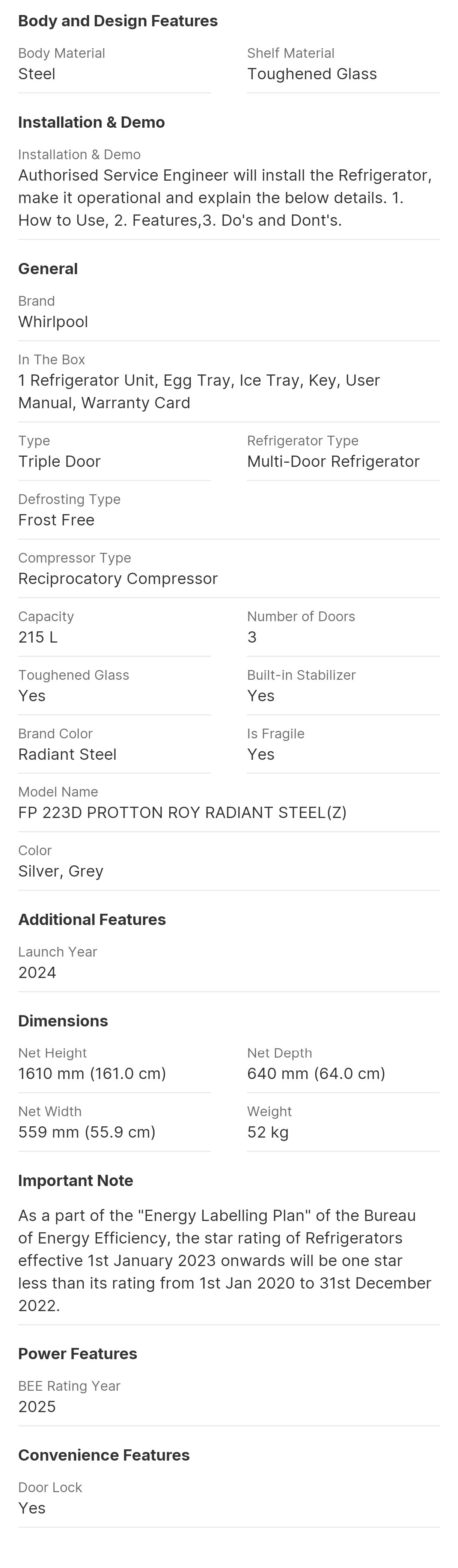 Description